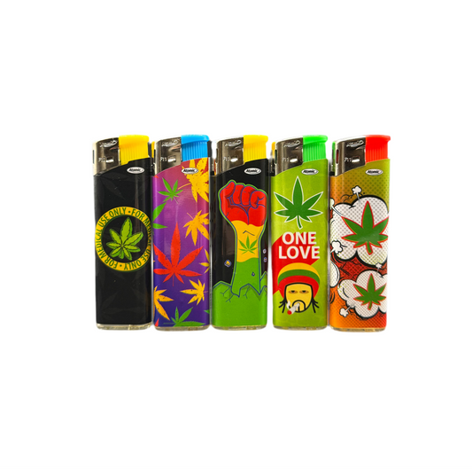 Atomic Feuerzeug Softflame nachfüllbar - Cannabis