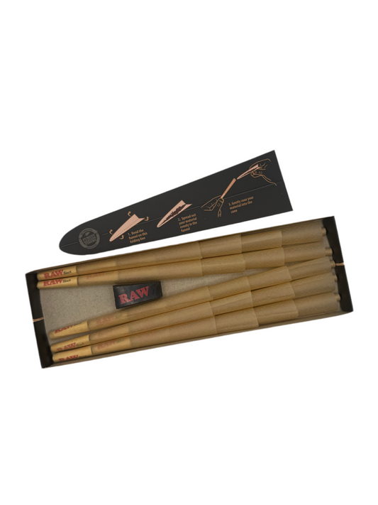 RAW Black PreRolled Cones King Size 20er Pack
