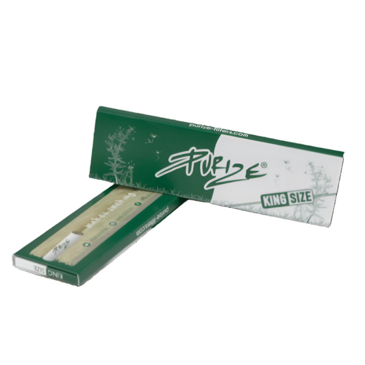PURIZE® King Size Wide Papers Green 32 Blatt