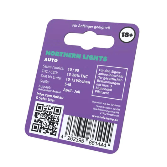 Holy Hemp Samen Northern Lights (Auto Flowering) 3 Stück