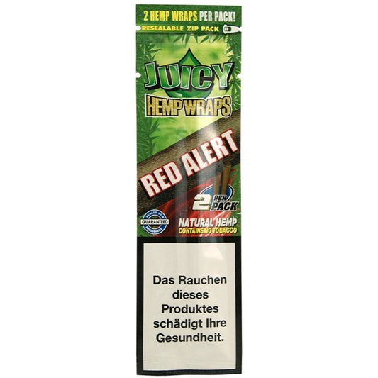 Juicy Jays Hemp Wraps Red Alert 2er Pack