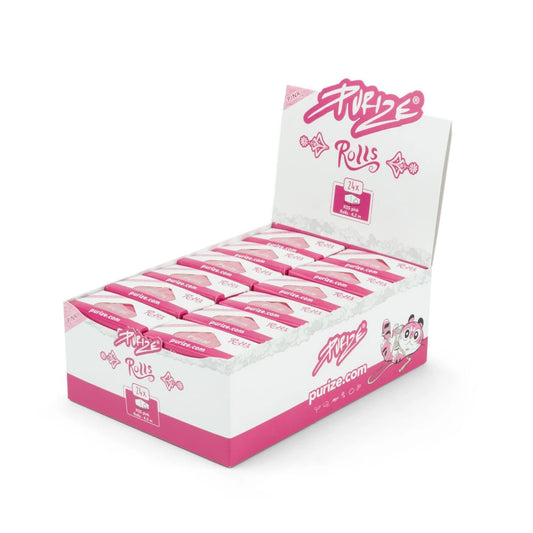 PURIZE® Pink Rolls 4m Papers Box