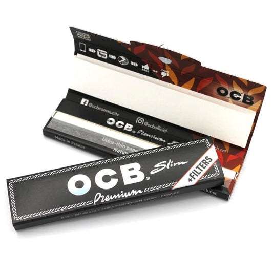 OCB Premium Slim + Filter Tips – 32 Blättchen + 32 Filter