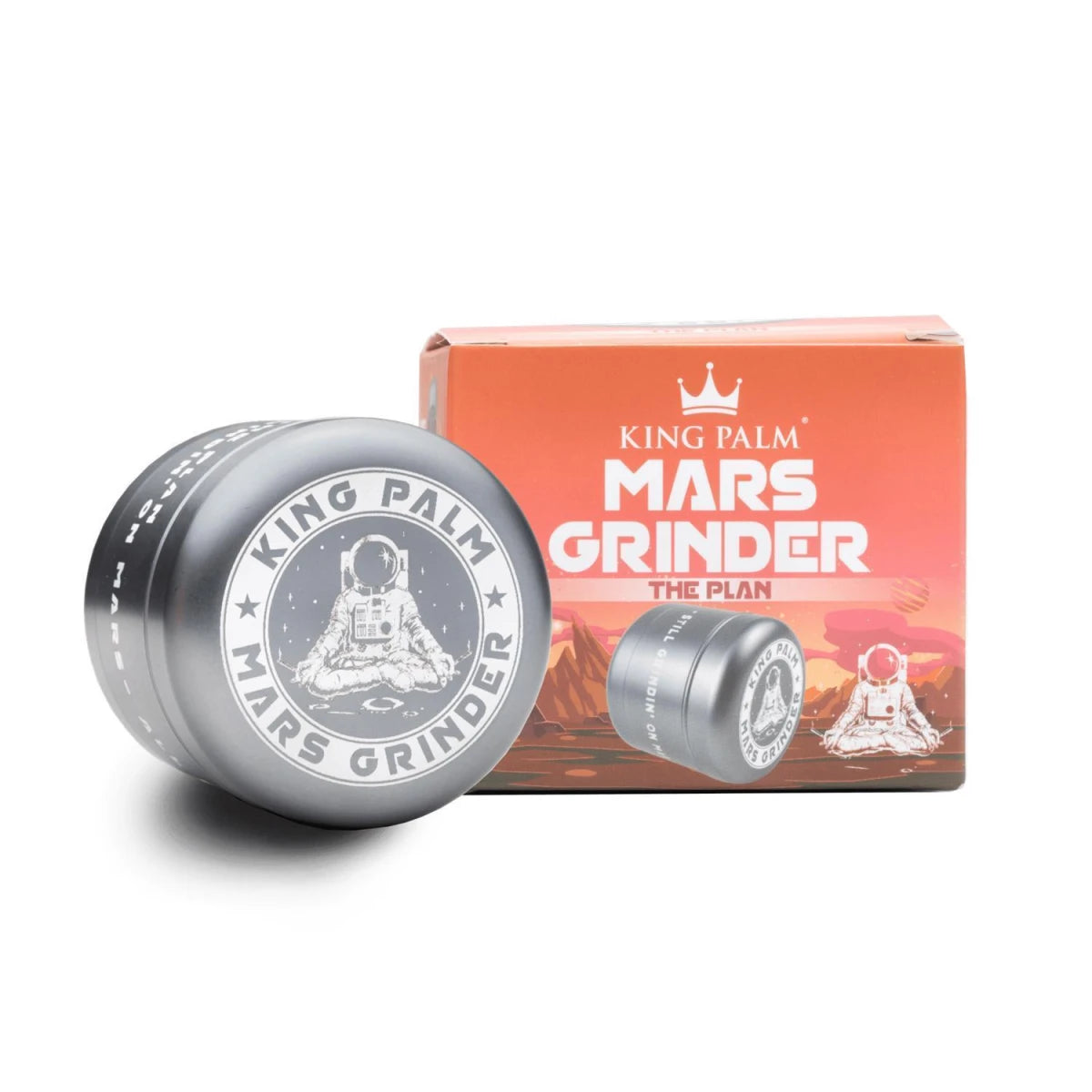 King Palm Mars Grinder - Grey