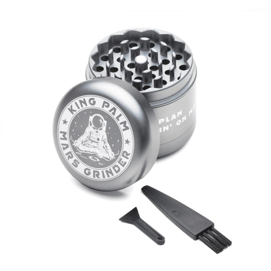 King Palm Mars Grinder - Grey