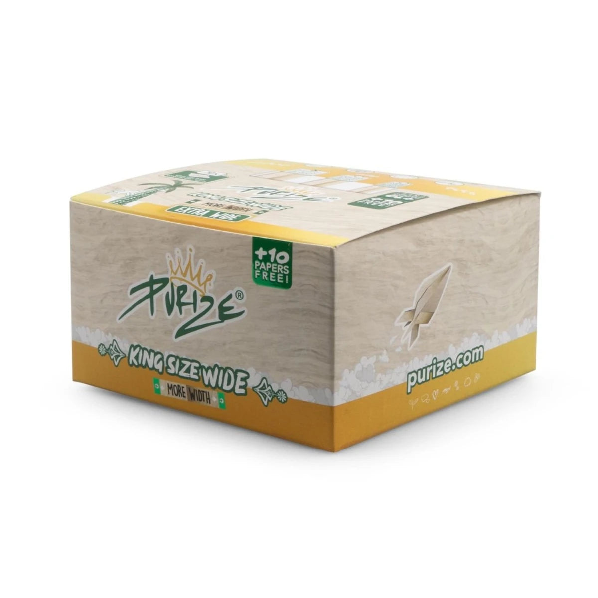 PURIZE® King Size Wide Papers