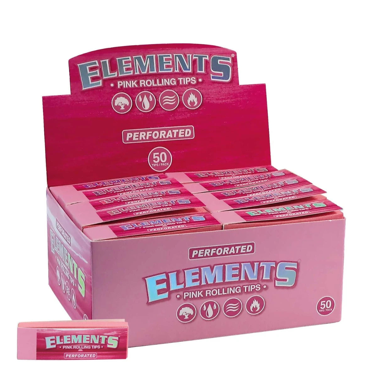 ELEMENTS Pink Rolling Tips