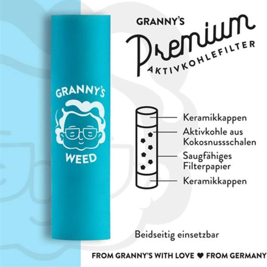 Grannys Weed Aktivkohlefilter 6,9mm 50 Stk